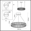 Подвесная люстра Odeon Light Vekia 4930/36L Подвесная люстра Odeon Light Vekia 4930/36L