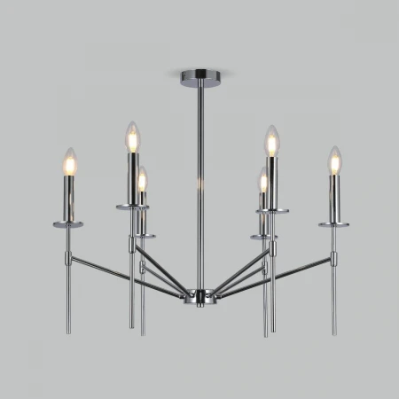 Потолочная люстра Eurosvet 60142/6 хром