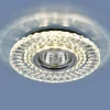 Встраиваемый светильник Elektrostandard 2197 MR16 CL/SL прозрачный/серебро 4690389101021 Встраиваемый светильник Elektrostandard 2197 MR16 CL/SL прозрачный/серебро 4690389101021