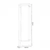 Уличный светодиодный светильник Arte Lamp Trapezio A2060PA-1BK