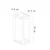 Уличный настенный светодиодный светильник Arte Lamp Hassaleh A3374AL-1BK Уличный настенный светодиодный светильник Arte Lamp Hassaleh A3374AL-1BK