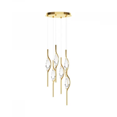 Подвесная светодиодная люстра Maytoni Foresight MOD347PL-L48BS3K