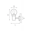 Уличный настенный светильник Lightstar Bolla 373610 Уличный настенный светильник Lightstar Bolla 373610