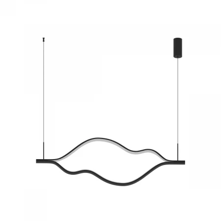 Подвес Kink Light Линн черный w140*3 h200 Led 50W (4000K) 08258-140,19P