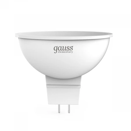 Лампа светодиодная Gauss GU5.3 3.5W 4100K матовая 13524 Лампа светодиодная Gauss GU5.3 3.5W 4100K матовая 13524