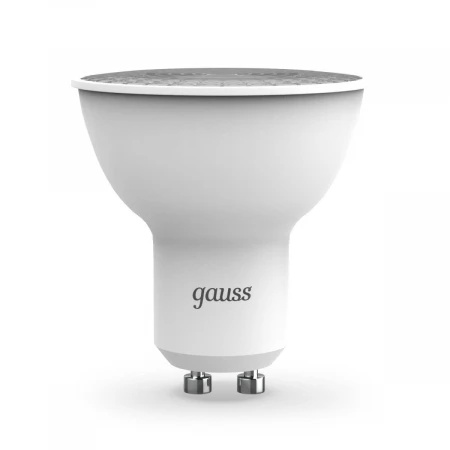 Лампа светодиодная Gauss GU10 5W 4100K матовая 101506205 Лампа светодиодная Gauss GU10 5W 4100K матовая 101506205