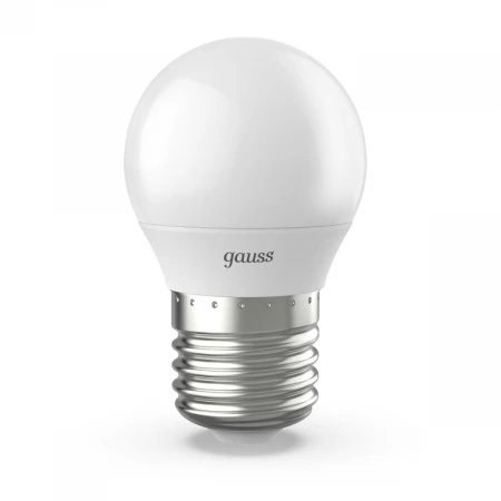 Лампа светодиодная Gauss E27 6.5W 4100K матовая 105102207 Лампа светодиодная Gauss E27 6.5W 4100K матовая 105102207