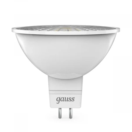Лампа светодиодная Gauss GU5.3 5W 2700K матовая 201505105 Лампа светодиодная Gauss GU5.3 5W 2700K матовая 201505105