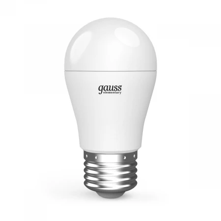 Лампа светодиодная Gauss Basic Шар E27 13W 4000K матовая 10502232 Лампа светодиодная Gauss Basic Шар E27 13W 4000K матовая 10502232