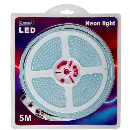 Лента "Гибкий Неон" General GLS-2835-120-9.6-12-NL-IP67-IB блистер 5м