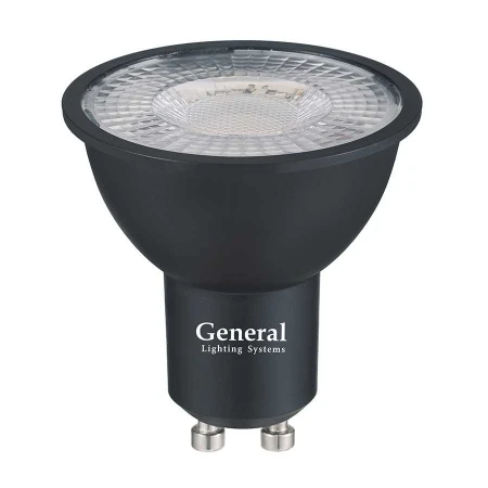 Лампа General GLDEN-MR16-DIF-15-230-GU10-2700 Черная Dif 30