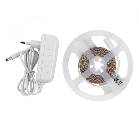 Лента светодиодная General GLS-2835-120-9.6-12-IP20-PRO-6-3-KIT готовый комплект 3м с адаптером Лента светодиодная General GLS-2835-120-9.6-12-IP20-PRO-6-3-KIT готовый комплект 3м с адаптером