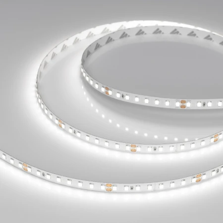 Светодиодная лента Arlight 9,6W/m 128LED/m 2835SMD холодный белый 5M RT-A128-8mm 24V White6000 038755 Светодиодная лента Arlight 9,6W/m 128LED/m 2835SMD холодный белый 5M RT-A128-8mm 24V White6000 038755
