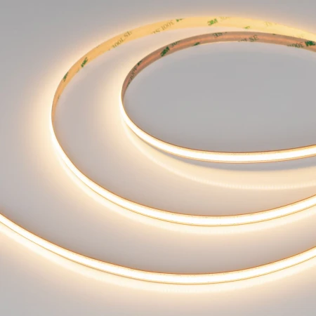 Светодиодная лента Arlight 6W/m 528Led/m CSP теплый белый 5M COB-X528-8mm 24V Warm3000 046887 Светодиодная лента Arlight 6W/m 528Led/m CSP теплый белый 5M COB-X528-8mm 24V Warm3000 046887