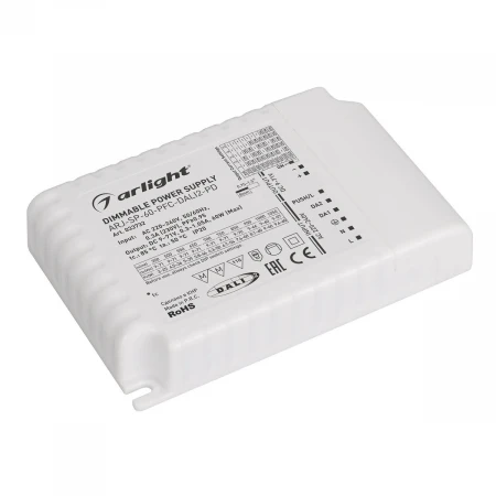 Блок питания Arlight ARJ-SP-60-PFC-DALI2-PD (60W, 9-71V, 0.35 -1.05A) 033732