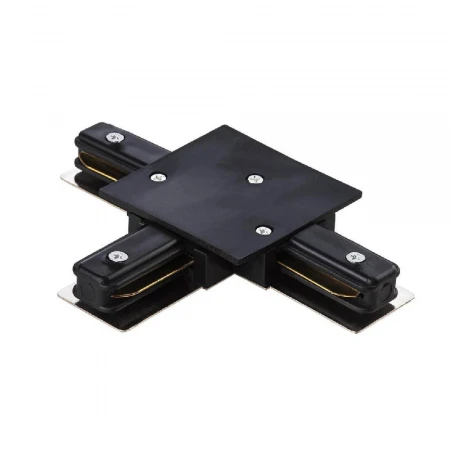 Коннектор для встраиваемого шинопровода General Т- образный G-1-TTT-I-IP20-B 1-фазный черный