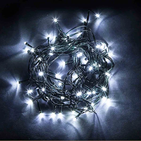 Светодиодная гирлянда Feron Линейная 230V 5000K холодный белый с мерцанием CL07 32317