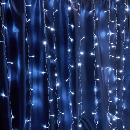 Светодиодная гирлянда Feron Занавес 230V 5000K холодный белый без мерцания CL18 32324