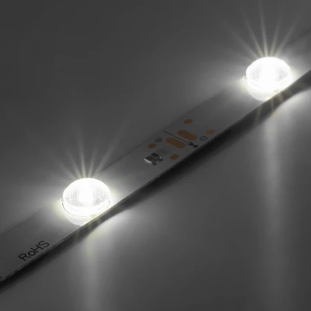 Линейка фронтальная светодиодная ELF 12SMD2835, 24В, 0.95м, с линзами 170гр ELF-RBF12-24V-0,95m-nw
