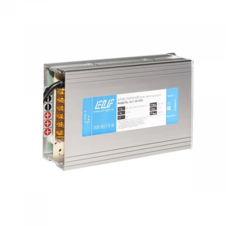 Блок питания импульсный ELF, 5В, 40A, 200Вт ELF-5E200C
