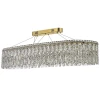 Подвесная светодиодная люстра Arti Lampadari Ovindoli L 1.5.120x40.100 G Подвесная светодиодная люстра Arti Lampadari Ovindoli L 1.5.120x40.100 G