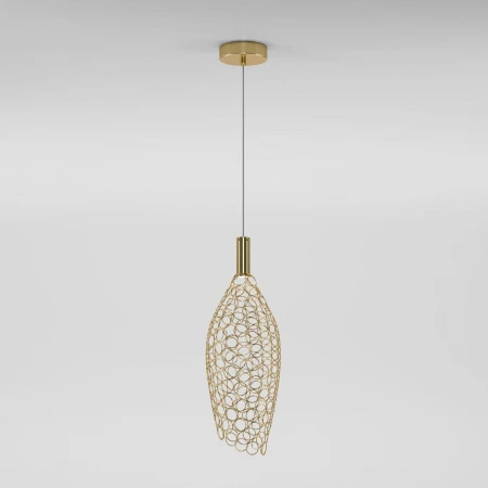 Подвесной светодиодный светильник Eurosvet Ruche 90380/1 золото