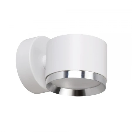 Светильник  настенный Feron HL4598  Barrel DUET 12W, 230V,GX53, белый + хром IP20