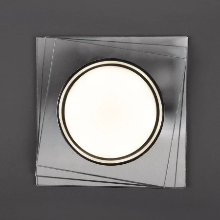 Светильник General GCL-GX53-H38 Квадрат 3-х уровневый Зеркальный Светильник General GCL-GX53-H38 Квадрат 3-х уровневый Зеркальный