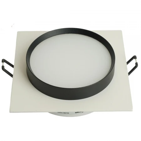 Светильник встраиваемый Feron DL506 потолочный GX53 белый + черный квадрат 51359