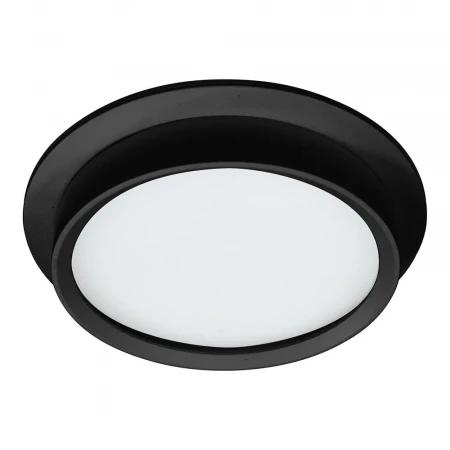 Светильник встраиваемый Feron DL704 потолочный GX70 черный круг IP44 51106