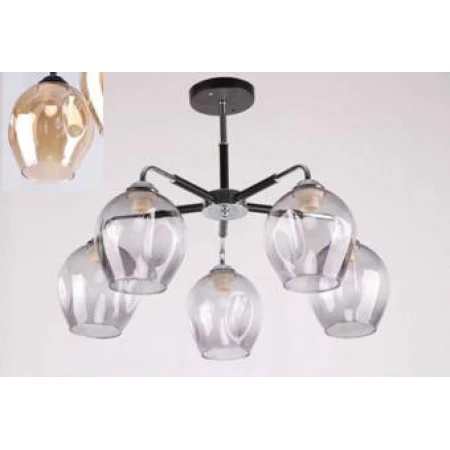 850C/5 CR+BK+BR Люстра SS