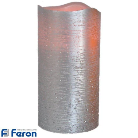 Светильник переносной "тающая свеча", серебро, fl065