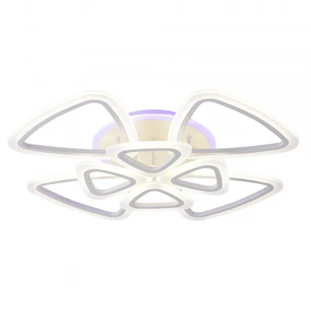 Светодиодная люстра 10007/4+4 WHT