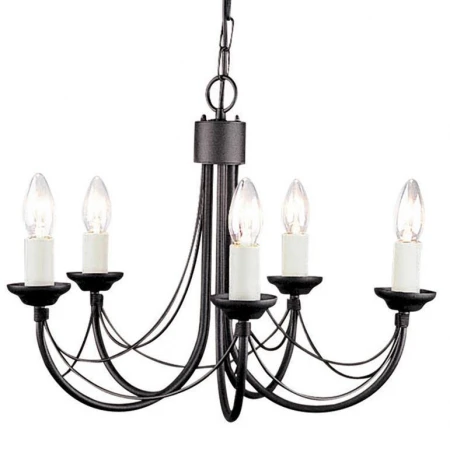 Люстра Elstead Lighting CB5 BLACK CARISBROOKE