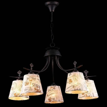 Люстра Natali Kovaltseva 11430/5С BROWN GOLD ALPS