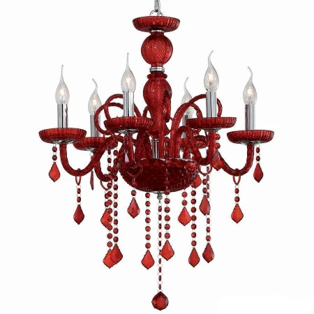 Хрустальная люстра Ideal Lux GIUDECCA SP6 ROSSO GIUDECCA