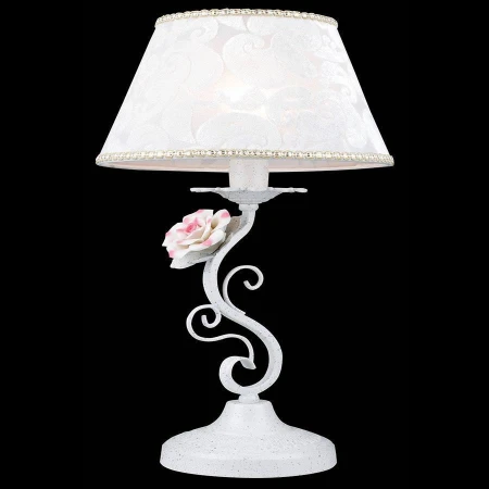 Настольная лампа Natali Kovaltseva 11384/1T WHITE SILVER OLGA