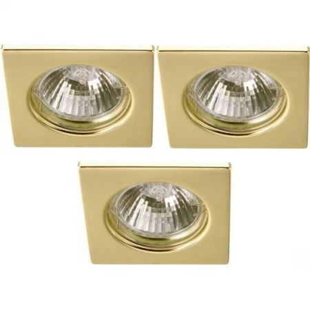 Точечный светильник Arte Lamp A2210PL-3GO Quadratisch