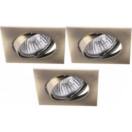 Точечный светильник Arte Lamp A2118PL-3AB Quadratisch