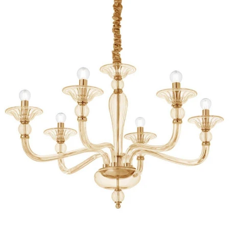 Люстра Ideal Lux DANIELI SP6 AMBRA