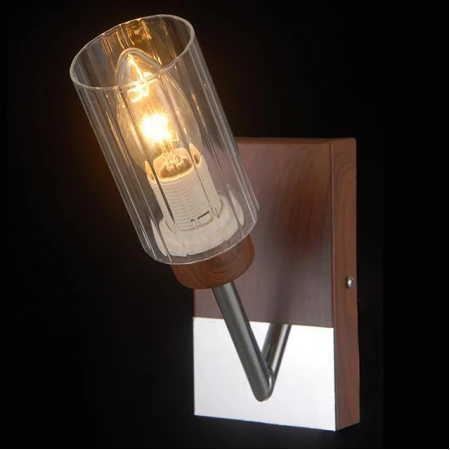 Бра Natali Kovaltseva HELSINKI WOOD 81043-1W WOOD CHROME