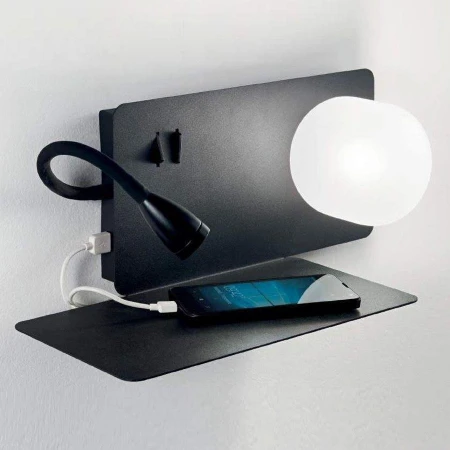 Бра Ideal Lux BOOK-1 AP2 NERO