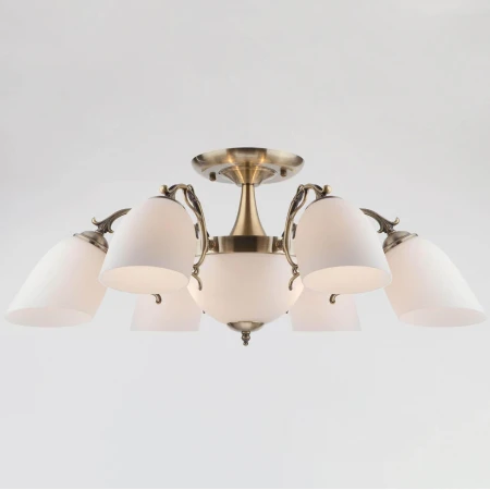 Подвесная люстра Eurosvet 22010/6+2 античная бронза