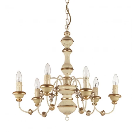 Подвесная люстра Ideal Lux Pisa SP6 Bianco