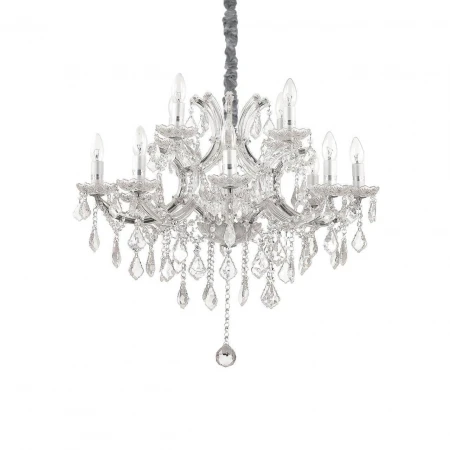 Подвесная люстра Ideal Lux Napoleon SP12 Cromo